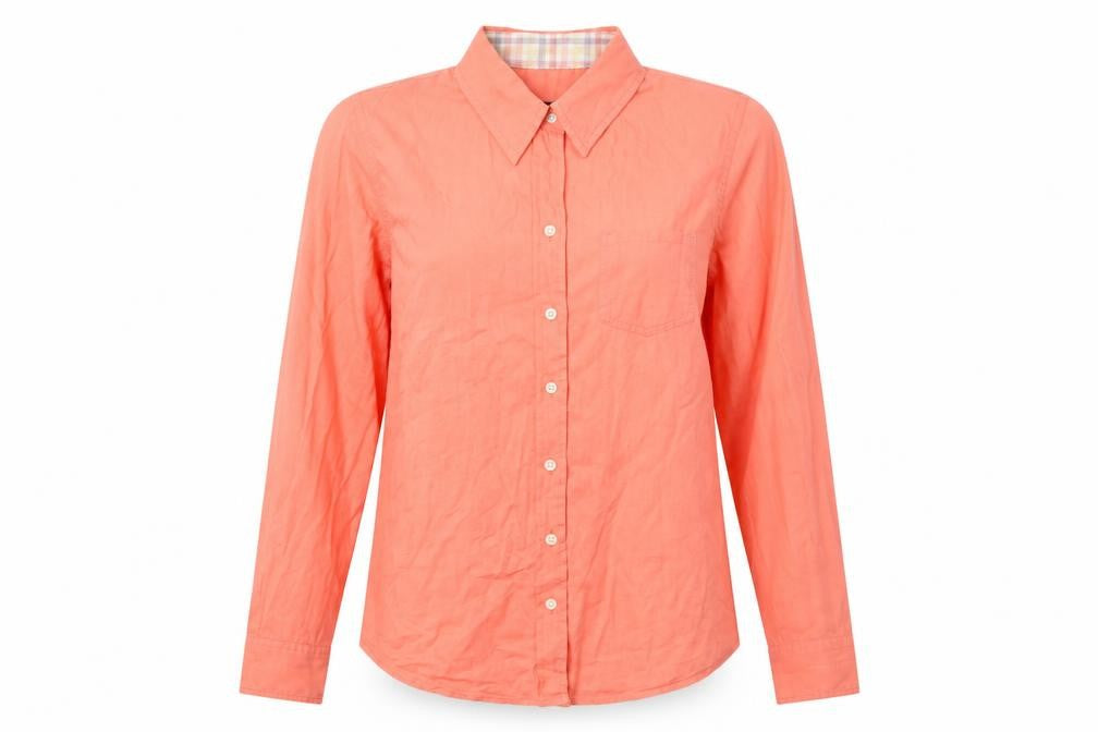 Gap Women's Pink XS Button-Up Shirt, Casual Spring Wear