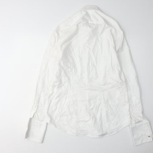 Moss 1851 Men's White Formal Dress Shirt 16