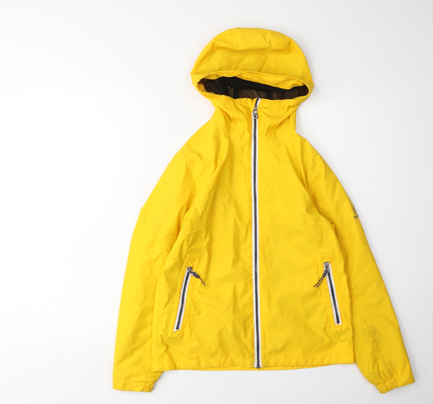 Decathlon Boys Yellow Lightweight Hiking Jacket 10-11 Years