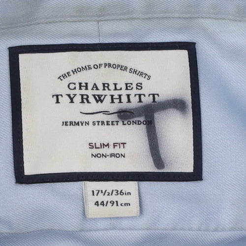 Charles Tyrwhitt Men's Blue Slim Fit Dress Shirt