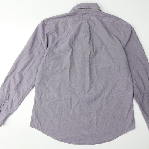 Polo Ralph Lauren Men's Purple Check Long Sleeve Shirt 16.5