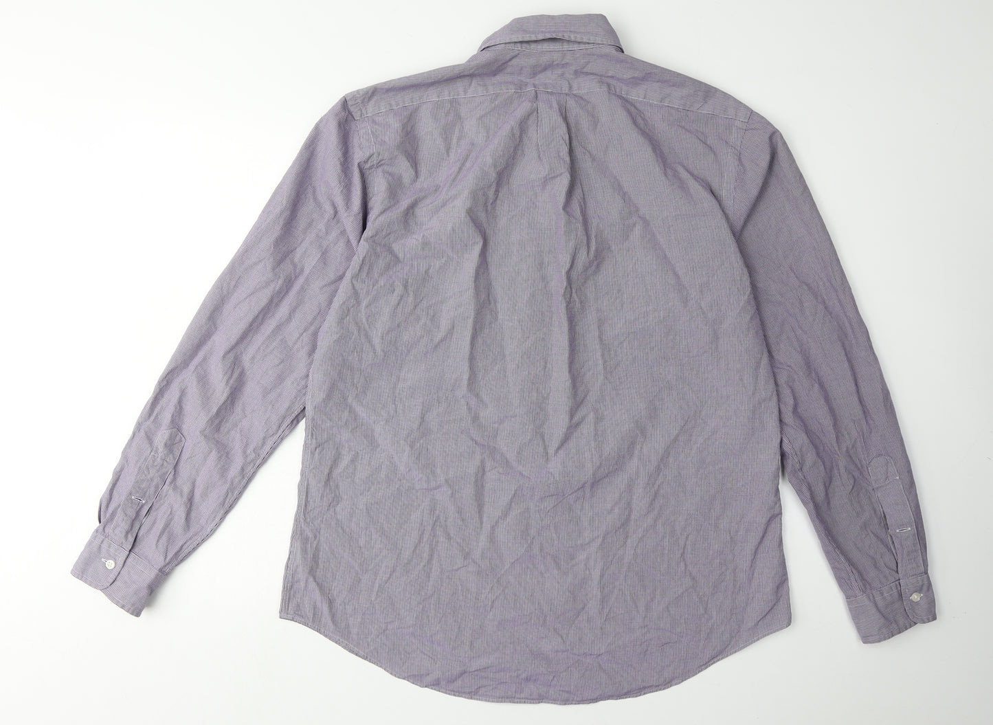 Polo Ralph Lauren Men's Purple Check Long Sleeve Shirt 16.5