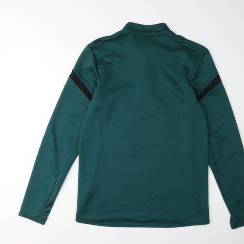 Umbro Men's Green 1/4 Zip Sweatshirt S