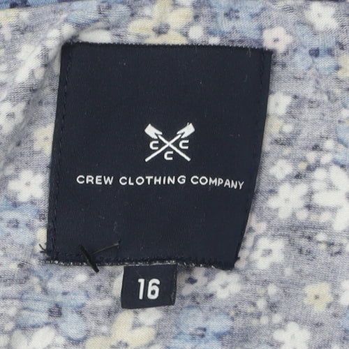 Crew Clothing Women's Floral T-Shirt, Size 16, Multicoloured