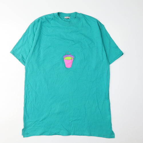 Michael Craig-Martin Art T-Shirt Men L Turquoise