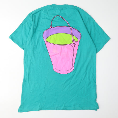 Michael Craig-Martin Art T-Shirt Men L Turquoise