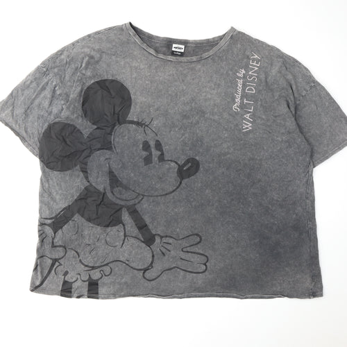 George Disney Women's Grey Minnie Mouse T-Shirt Size 24