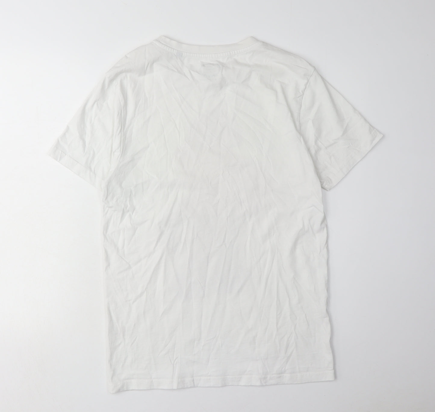 Nintendo Super Mario Men's White Graphic T-Shirt Size S