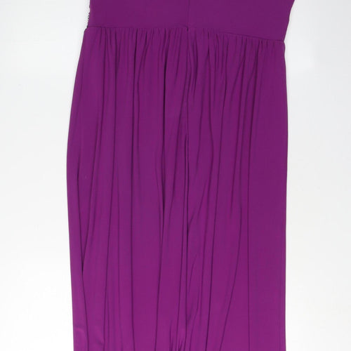 Joanna Hope Women’s Purple Beaded Long Gown Dress