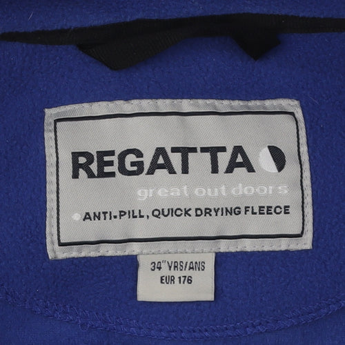Regatta Boys Blue Fleece Jacket XL Quick Dry