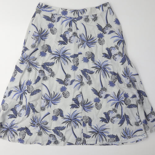 Brora Women's Multicoloured A-Line Skirt Size 14