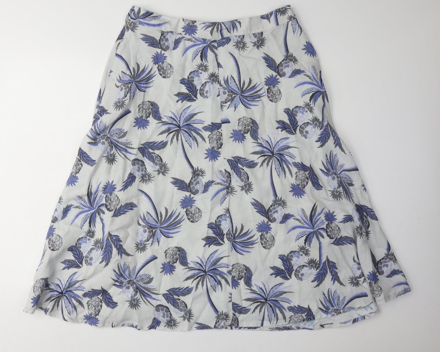 Brora Women's Multicoloured A-Line Skirt Size 14