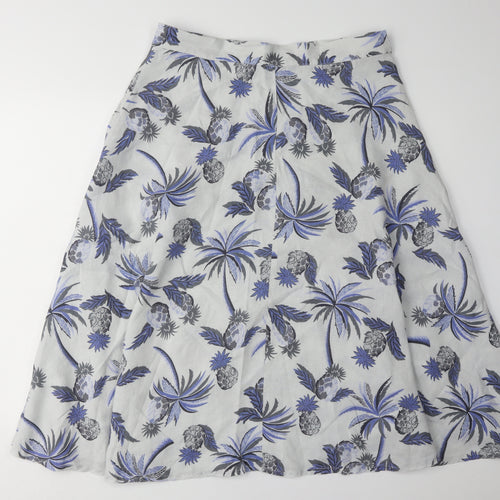 Brora Women's Multicoloured A-Line Skirt Size 14