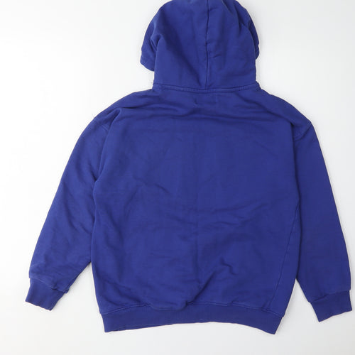 Zara Kids Boys Blue Bart Hoodie 13-14 Years Graphic Pullover