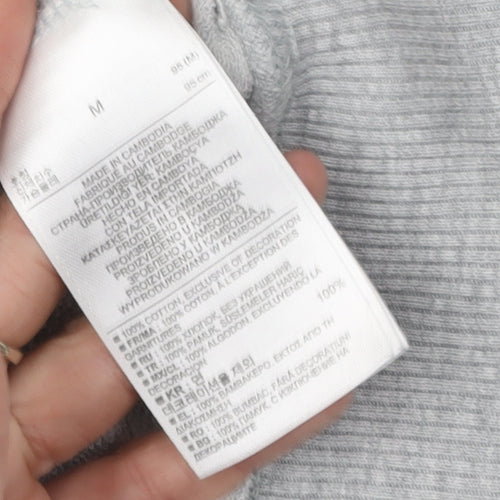 GAP Women's Grey Pullover Hoodie, M, Casual Logo