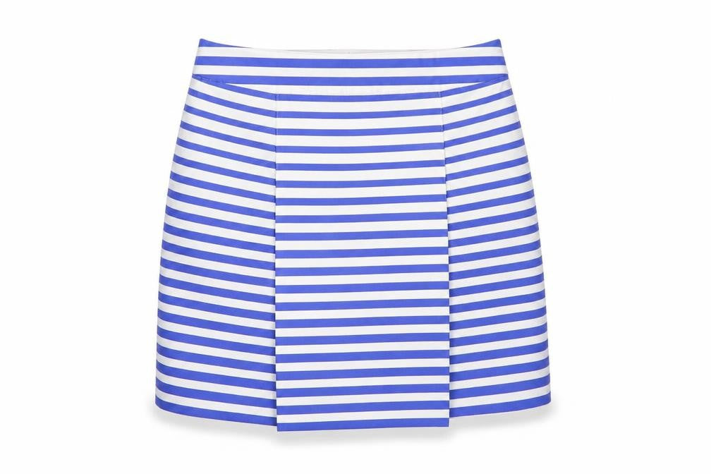 Banana Republic Women's Blue Striped Pencil Skirt Size 2