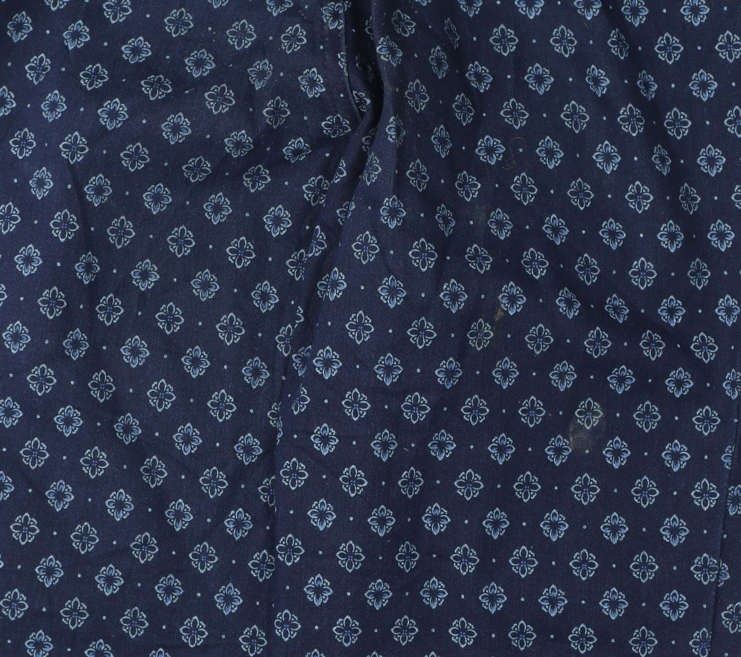 b.young Women's Blue Geometric Skinny Trousers Size 8