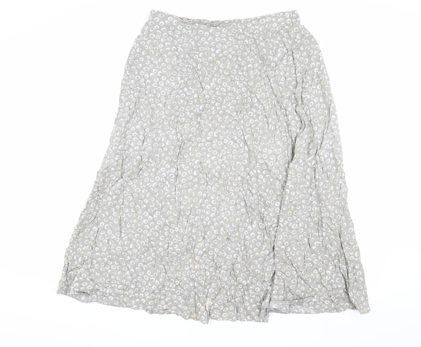 Marks and Spencer Women's Grey A-Line Skirt Size 14