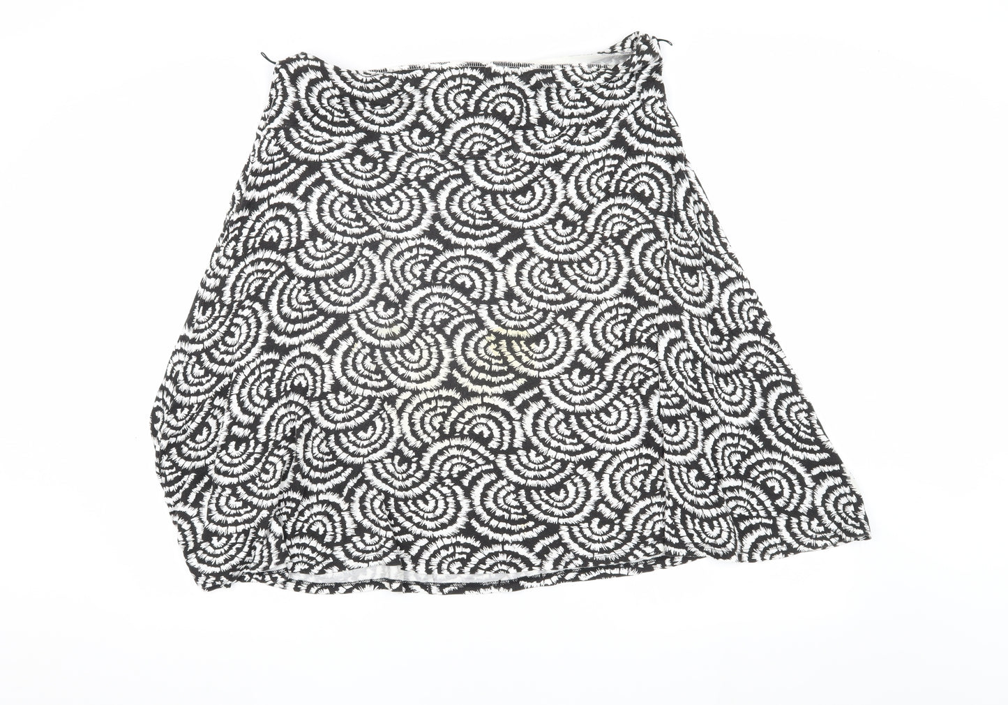 Soon Women's Black Geometric Skirt Size 16