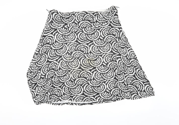 Soon Women's Black Geometric Skirt Size 16