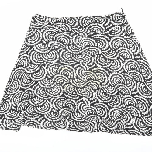 Soon Women's Black Geometric Skirt Size 16