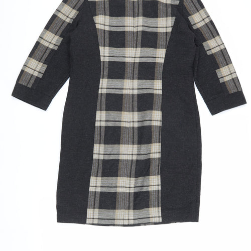 Autograph Women's 3/4 Sleeve Plaid Dress Size 12