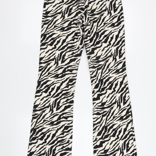 Motel Women's Flared Animal Print Trousers XS