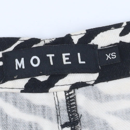 Motel Women's Flared Animal Print Trousers XS