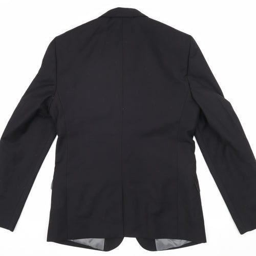 River Island Men's Black Blazer, 38R, Formal Jacket