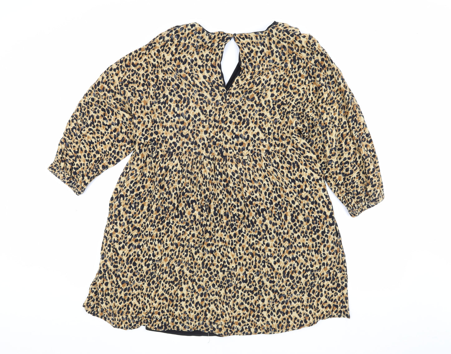 TW Collection Women's Leopard Print Shift Dress S