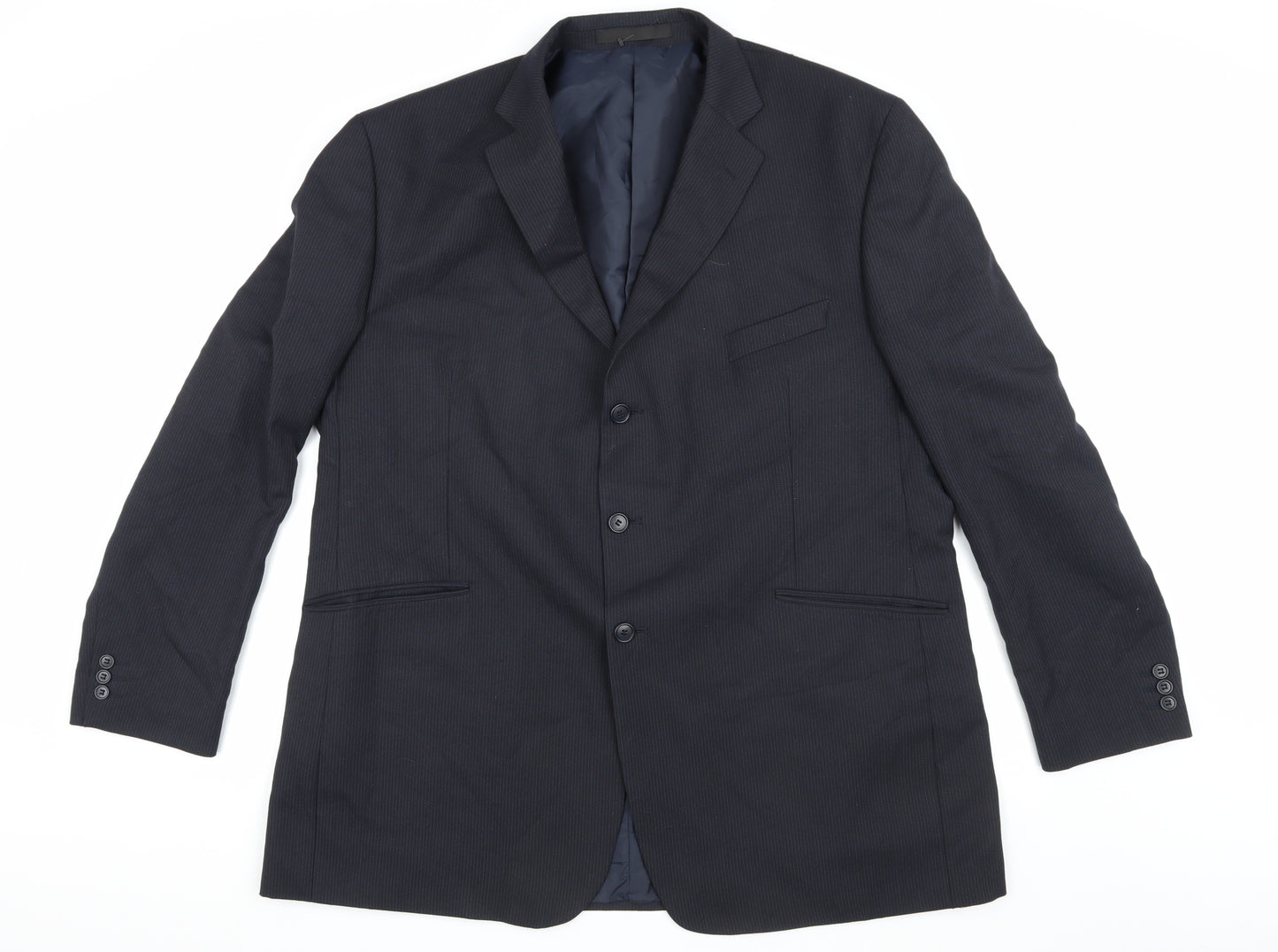 Marks and Spencer Navy Men's Blazer 48 Long Business Formal