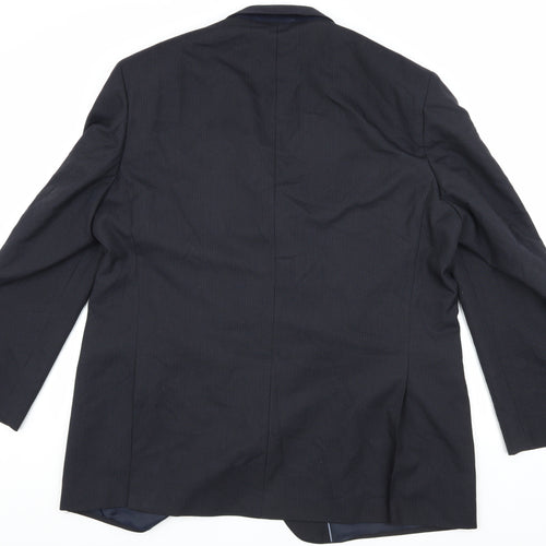 Marks and Spencer Navy Men's Blazer 48 Long Business Formal