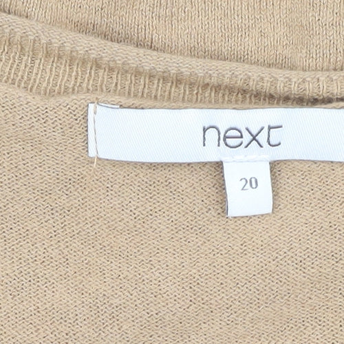 Next Women's Beige Cardigan Size 20