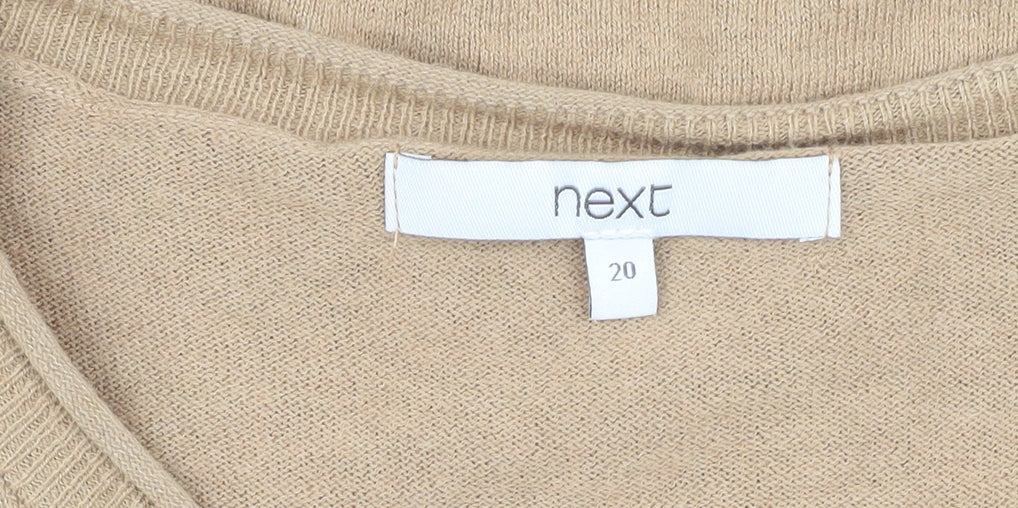 Next Women's Beige Cardigan Size 20