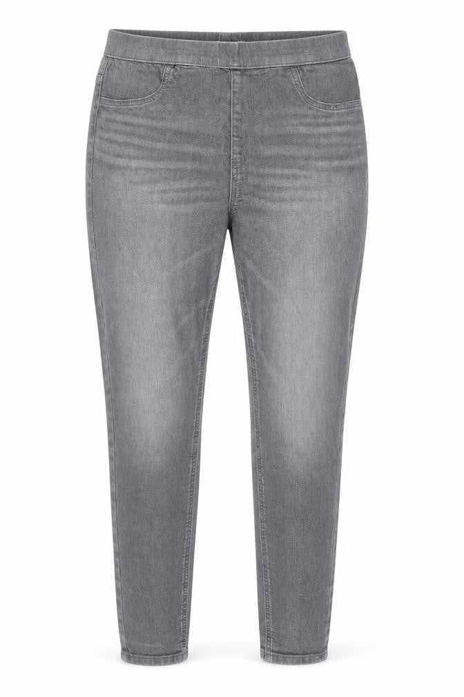Front view of Marks & Spencer Grey Jeggings - Women's, size 12