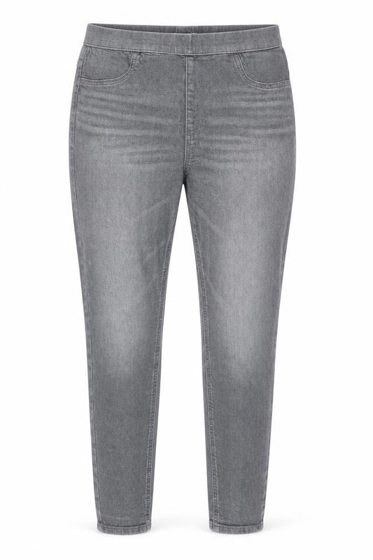Front view of Marks & Spencer Grey Jeggings - Women's, size 12