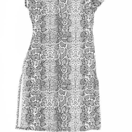 Boohoo Women's Multicoloured Animal Print Dress Size 10