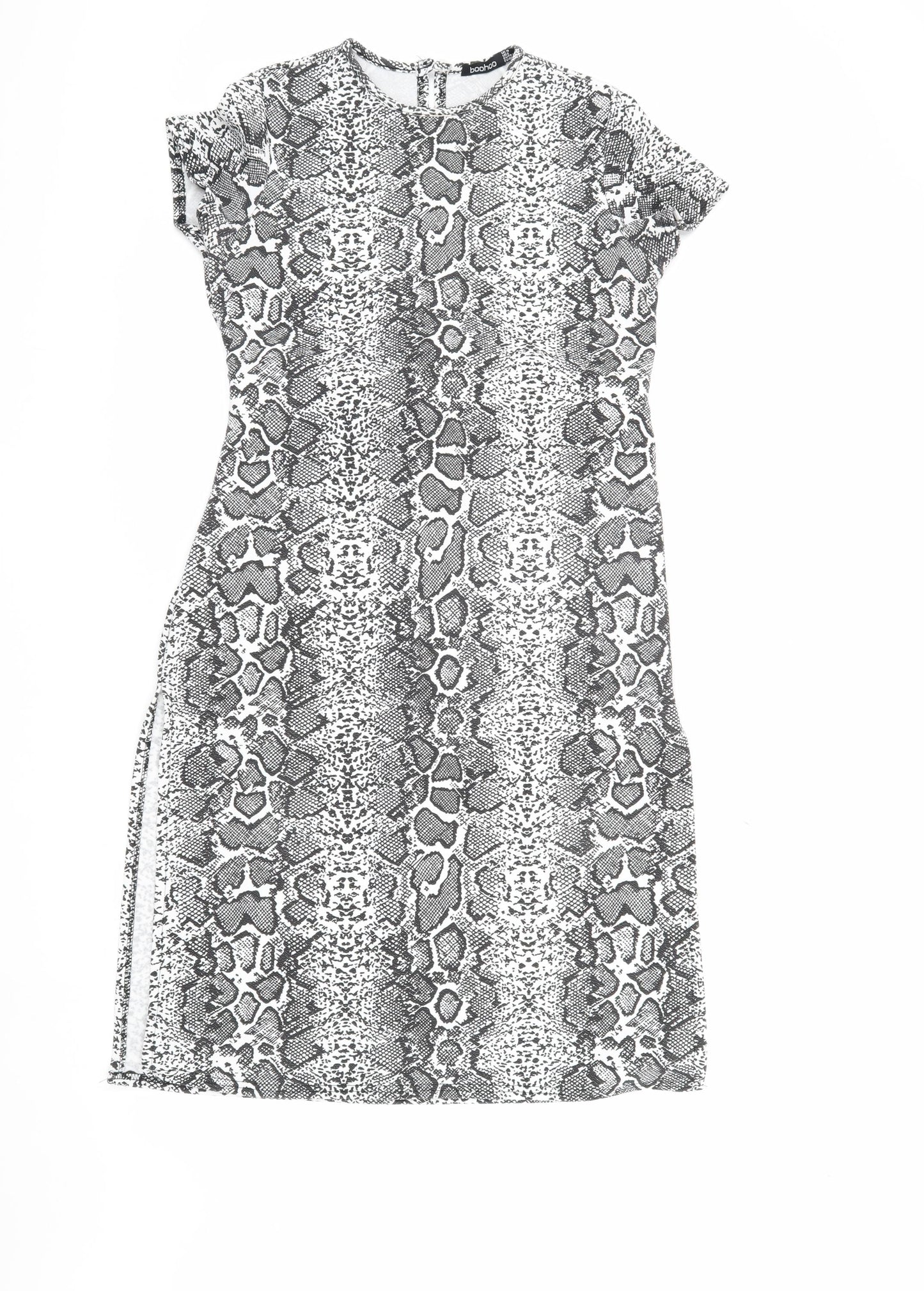 Boohoo Women's Multicoloured Animal Print Dress Size 10
