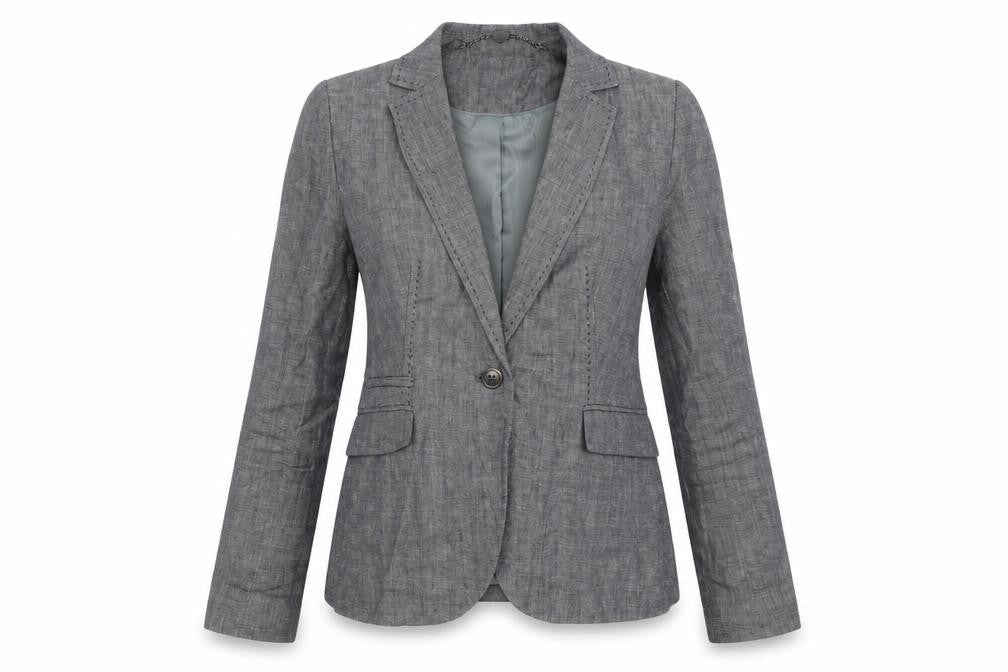 Front view of Autograph Women's Blue Blazer, size 10