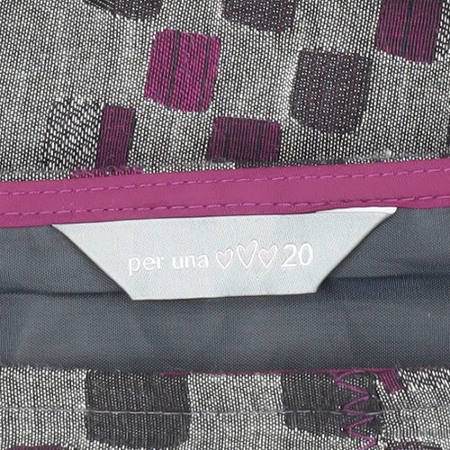 Per Una Women's Size 20 Geometric Multicoloured Skirt