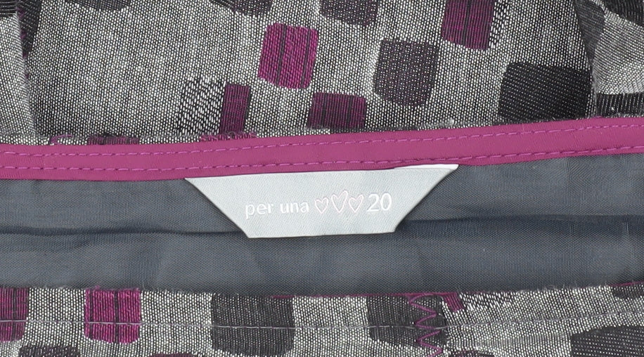 Per Una Women's Size 20 Geometric Multicoloured Skirt