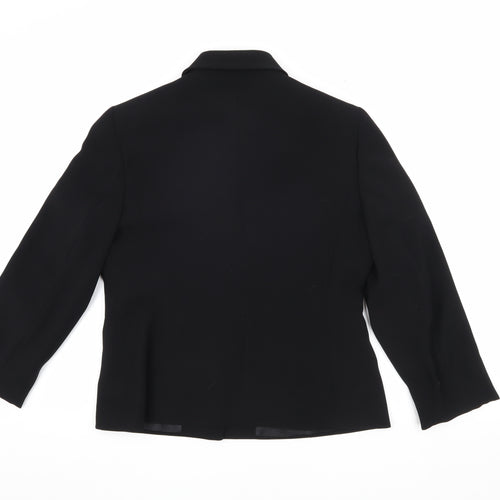 Caractère Women's Black Regular Jacket Size 14