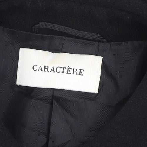 Caractère Women's Black Regular Jacket Size 14