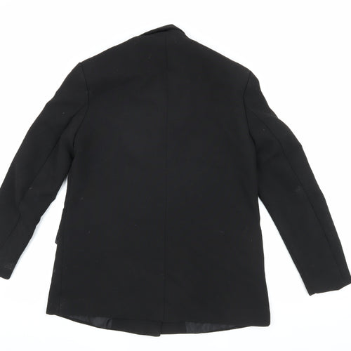 Zara Women's Black XS Blazer Double-Breasted Classic