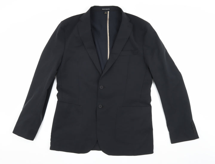 Marks and Spencer Men's Black Blazer, 40 Long, Formal