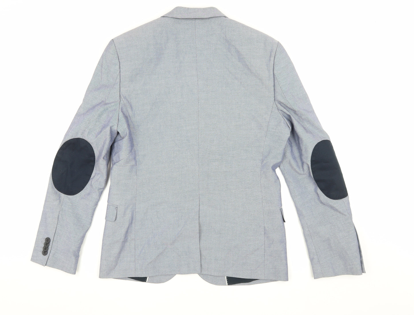 H&M Men's Blue Blazer Slim Fit Size 36R