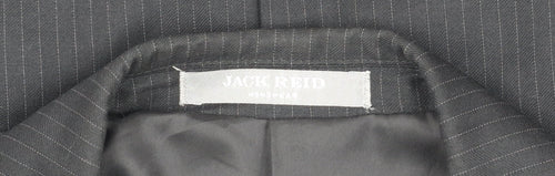 Jack Reid Men's Black Striped Blazer 40R