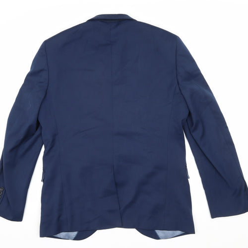 Next Men's Blue Slim Fit Blazer, 42R, Business Jacket