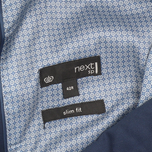 Next Men's Blue Slim Fit Blazer, 42R, Business Jacket