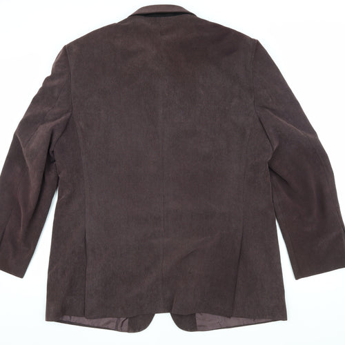 Marks and Spencer Men's Brown Corduroy Blazer Size 44R